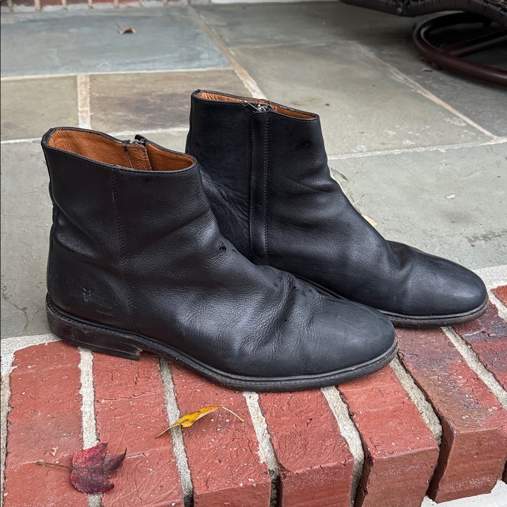 Frye Black Leather Boots